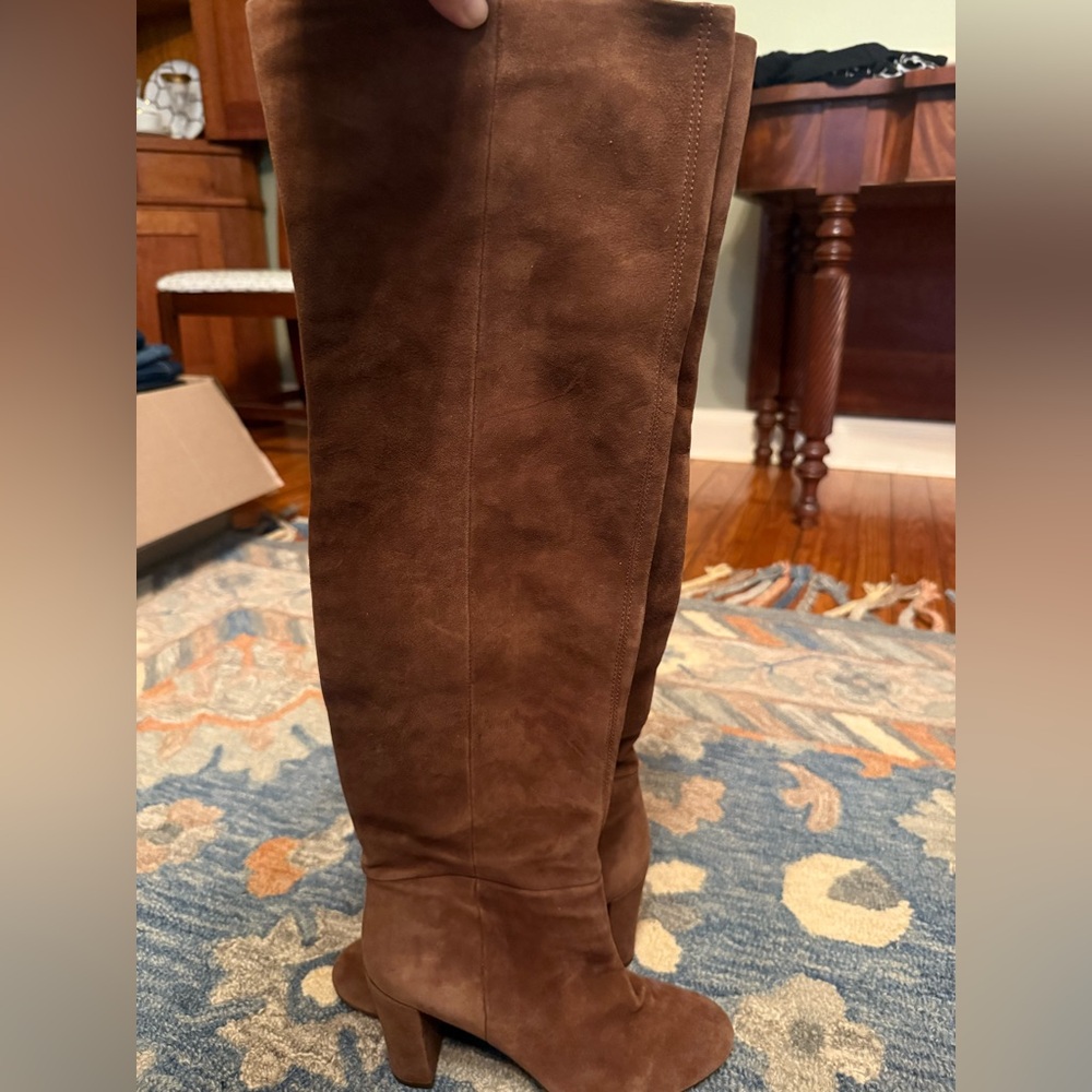 Nine West Brown Over the Knee Boots
